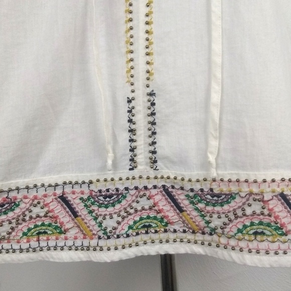 Anthropologie Velvet Pheasant Top | sz XS - Picture 4 of 5